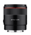 x1000w-Samyang AF75_1.8FE_Front_NoHood .png