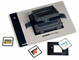 Kaiser FilmCopy Vario Kit – zestaw do digitalizacji slajdów i negatywów z panelem LED 2458